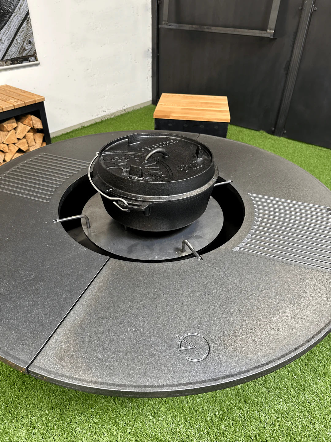 Feuertopf-Auflage zu Grillring Cono