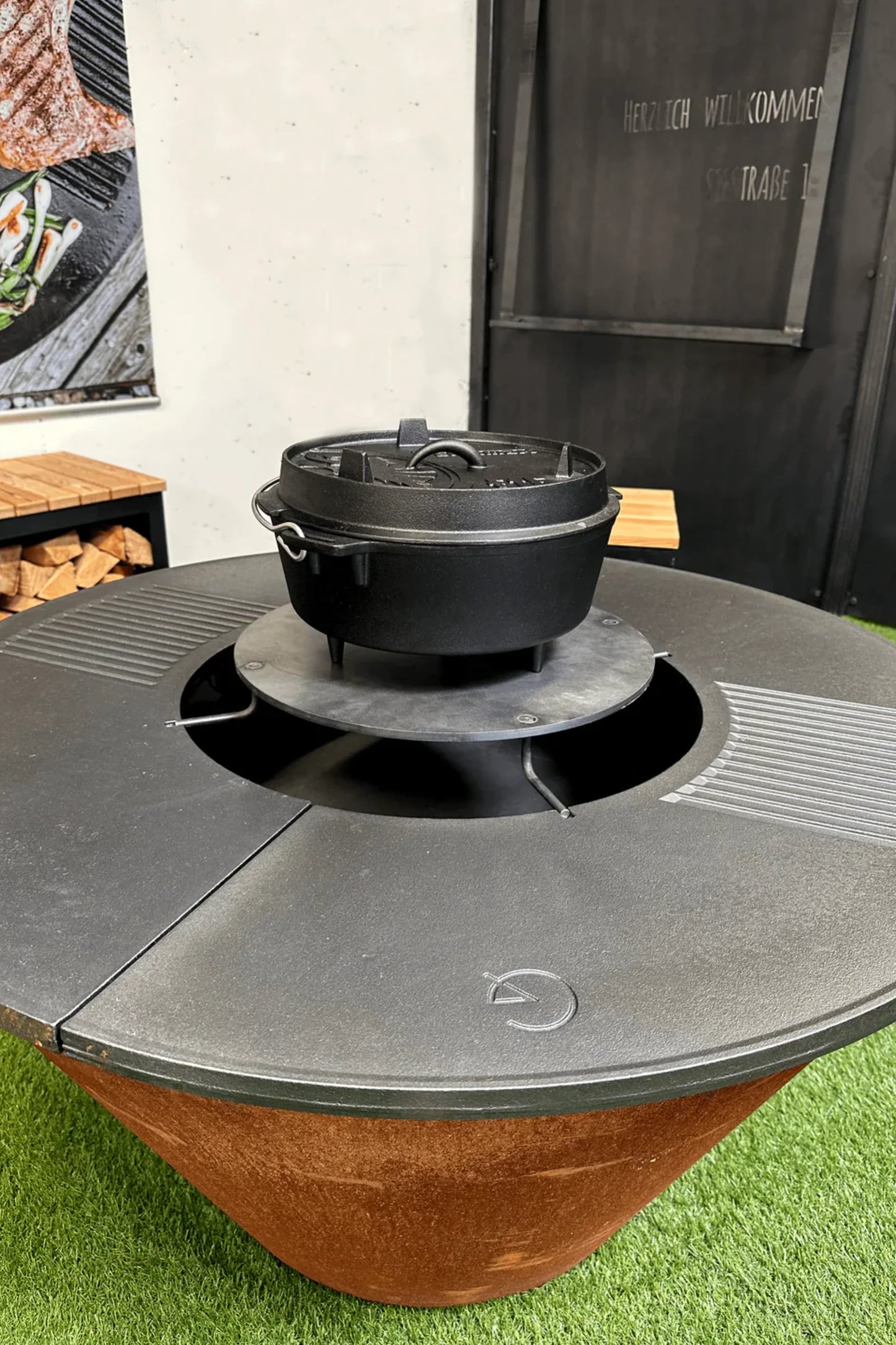 Auflage Feuertopf Grillring