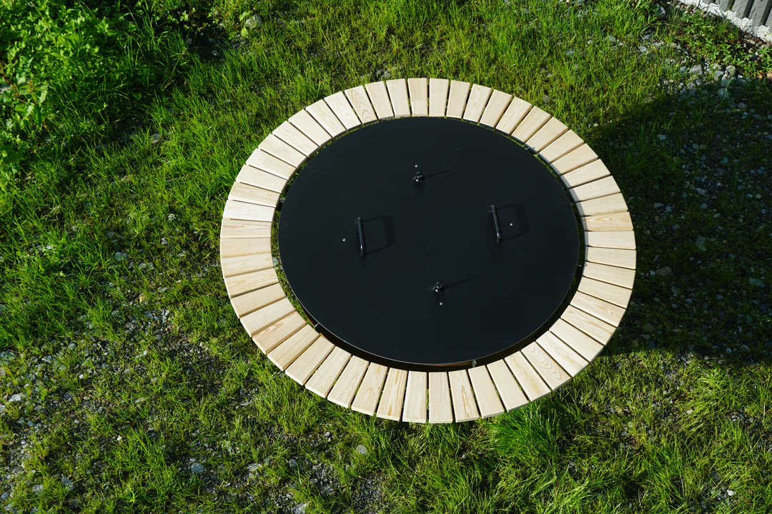 Holzablage Grillring