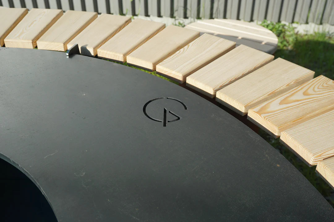 Holz-Auflagering zu Grillring Cono