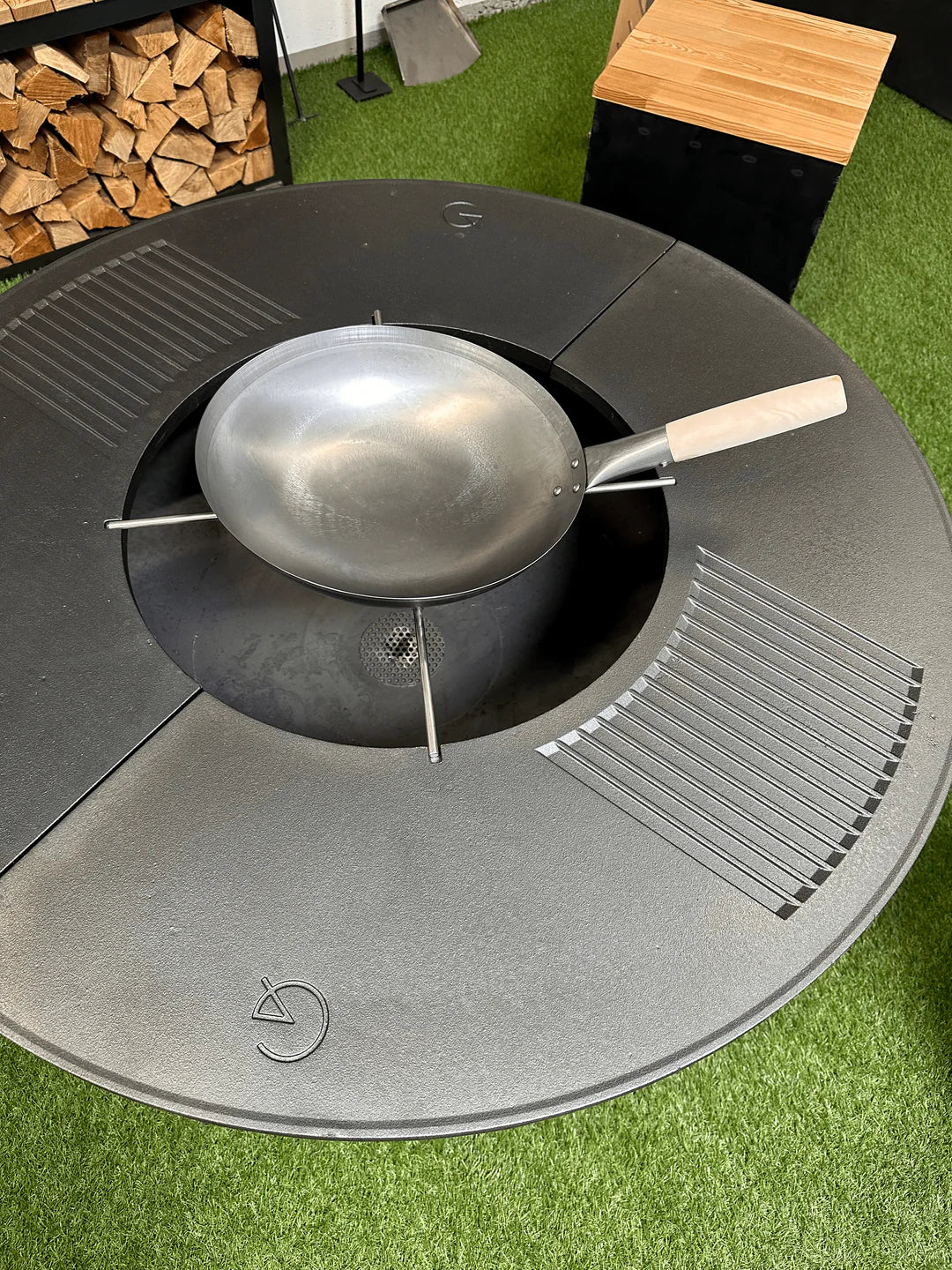Wok Halterung Grillring