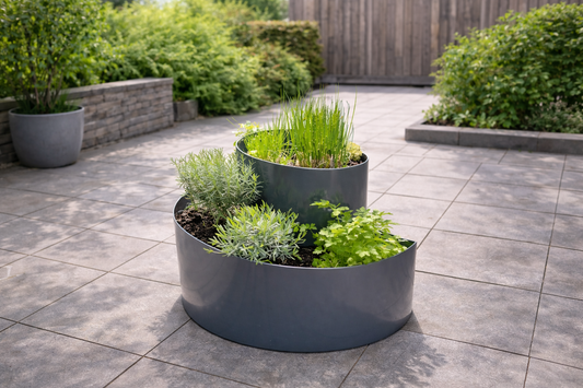 Kräuterspirale Terrazzo