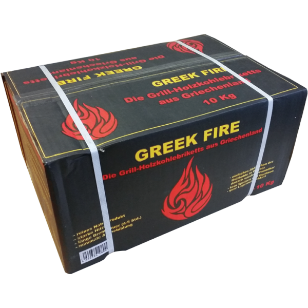 Greek Fire Grill-Holzkohlebriketts